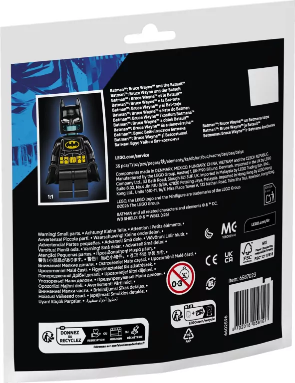 LEGO® Batman™: Bruce Wayne™ i kostium Batmana™ 30726 - tantis.pl
