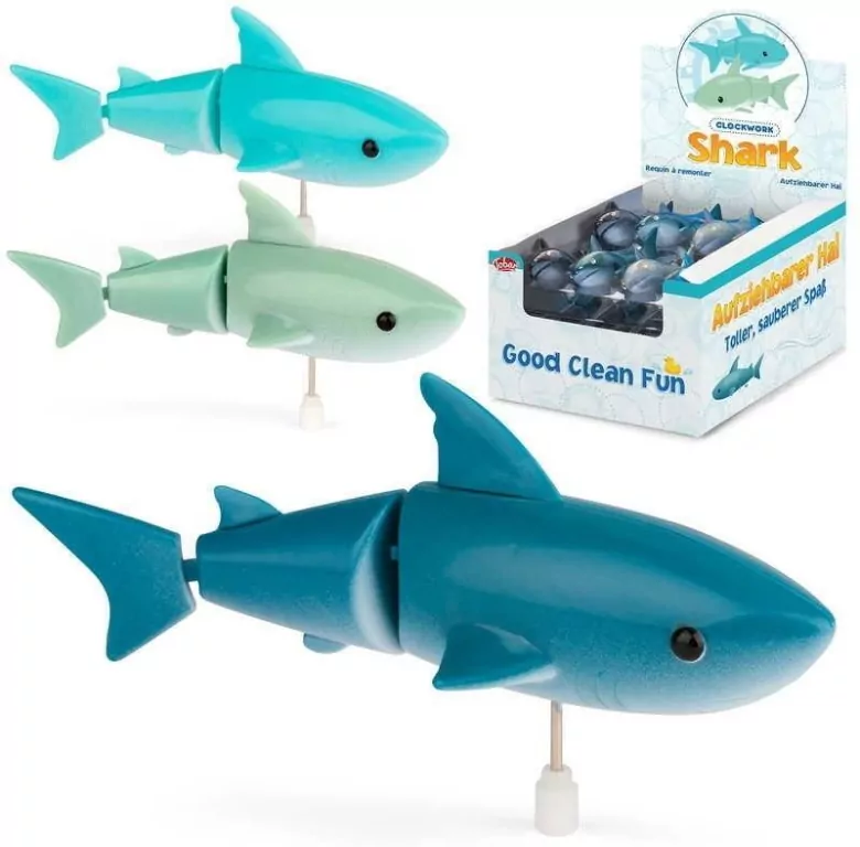 Nakręcany pływający rekin MIX - tantis.pl