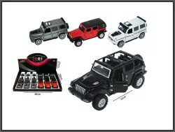 Auto terenowe, metalowe DZ/SW 12cm