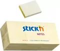 Paczka Notes samoprzylepny 38x51 mm żółty pastel 12 notesów po 100 kartek - tantis.pl