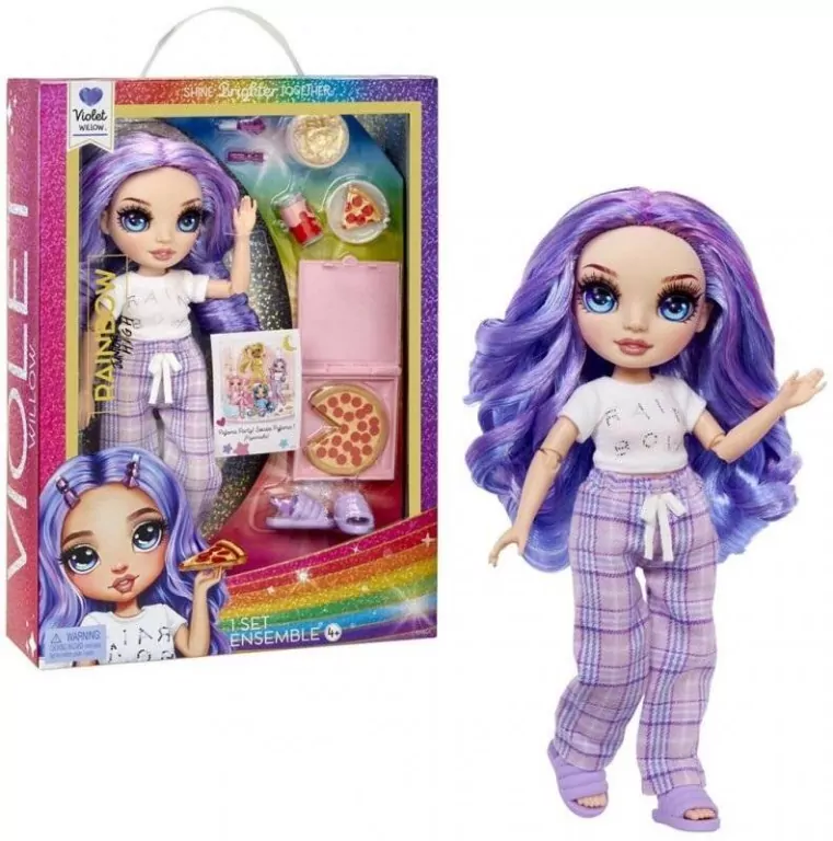 Rainbow High Junior High PJ Party - Violet - tantis.pl