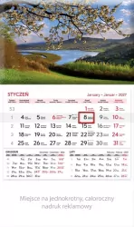 Kalendarz 2027 rodzinny Panorama