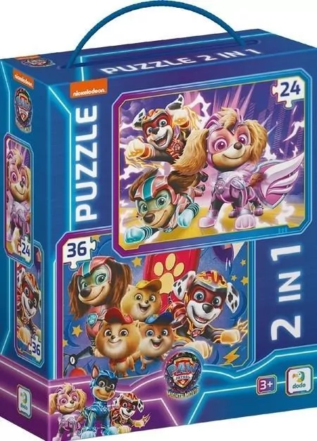 Puzzle 2w1 Psi Patrol. Dbamy o bezpieczeństwo - tantis.pl