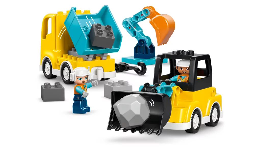 LEGO® Duplo.  Maszyny budowlane 3w1 10475 - tantis.pl