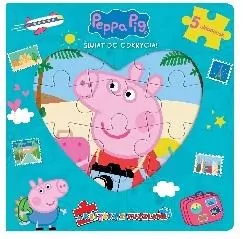 Peppa Pig. Świat do odkrycia. Książka z puzzlami - tantis.pl