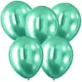 Balony z efektem chromu 30cm. Zielone - tantis.pl