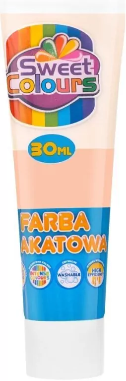 Farba plakatowa w tubie cielista 30ml - tantis.pl