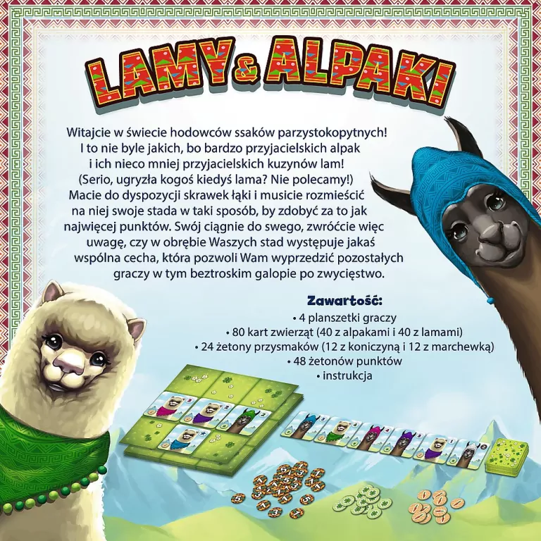 Lamy i Alpaki. Gra planszowa - tantis.pl