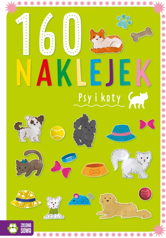 160 naklejek. Psy i koty - tantis.pl