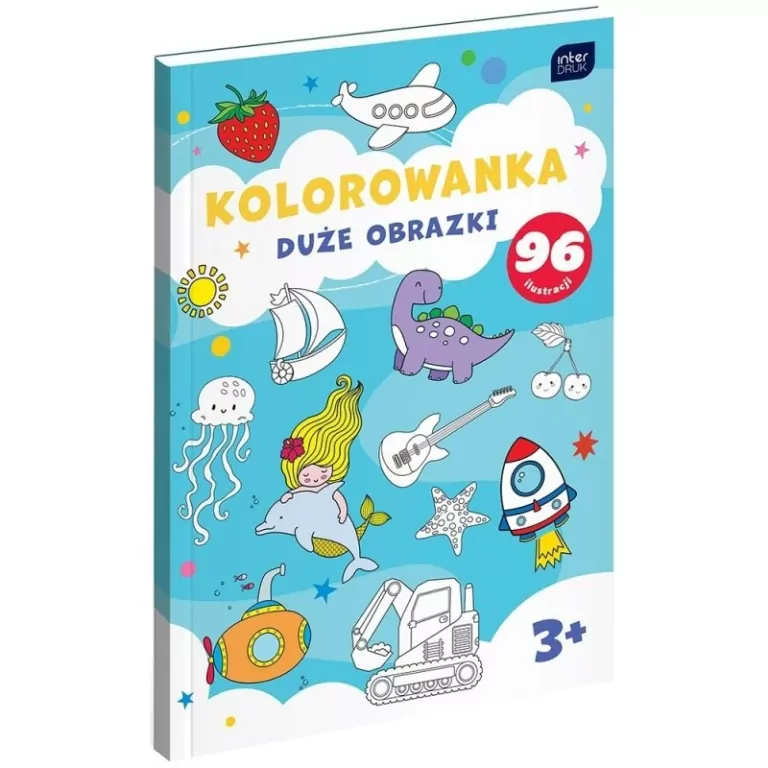 Kolorowanka A4/96K Duże obrazki - tantis.pl