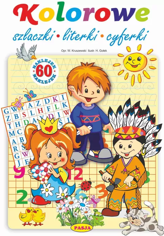 Kolorowe szlaczki, literki, cyferki - tantis.pl