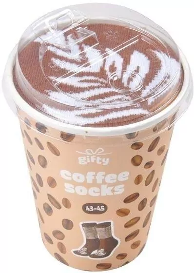 Skarpetki 43-45 - coffee - tantis.pl