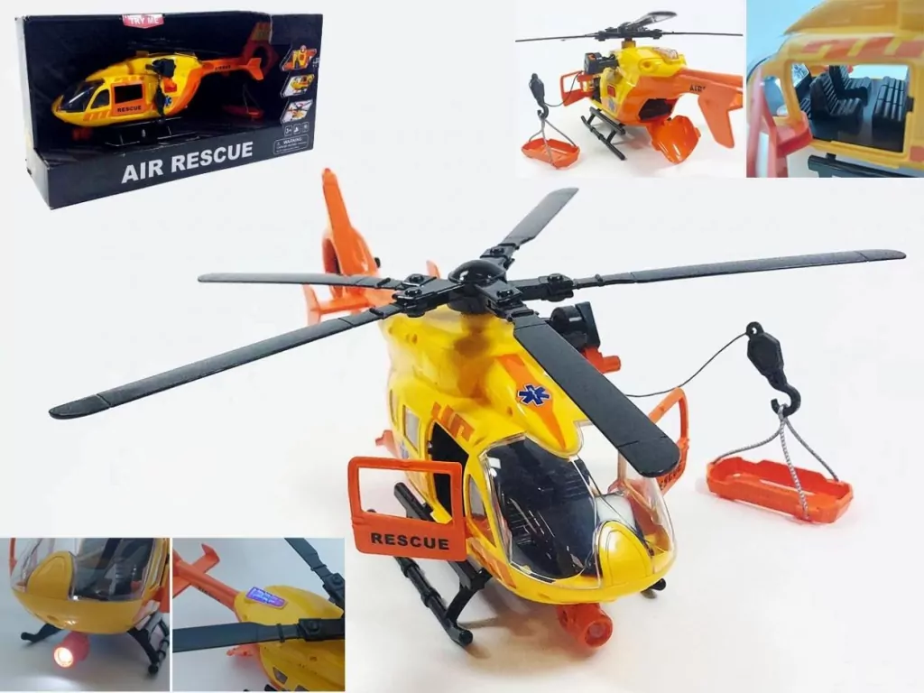 Helikopter 38x12x16 światło dźwięk otwierane drzwi - tantis.pl