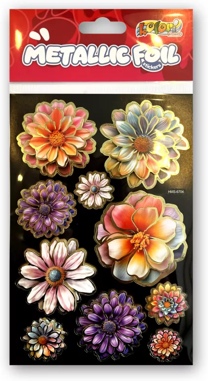 Naklejki foliowe Metalic Double Flowers PENMATE - tantis.pl