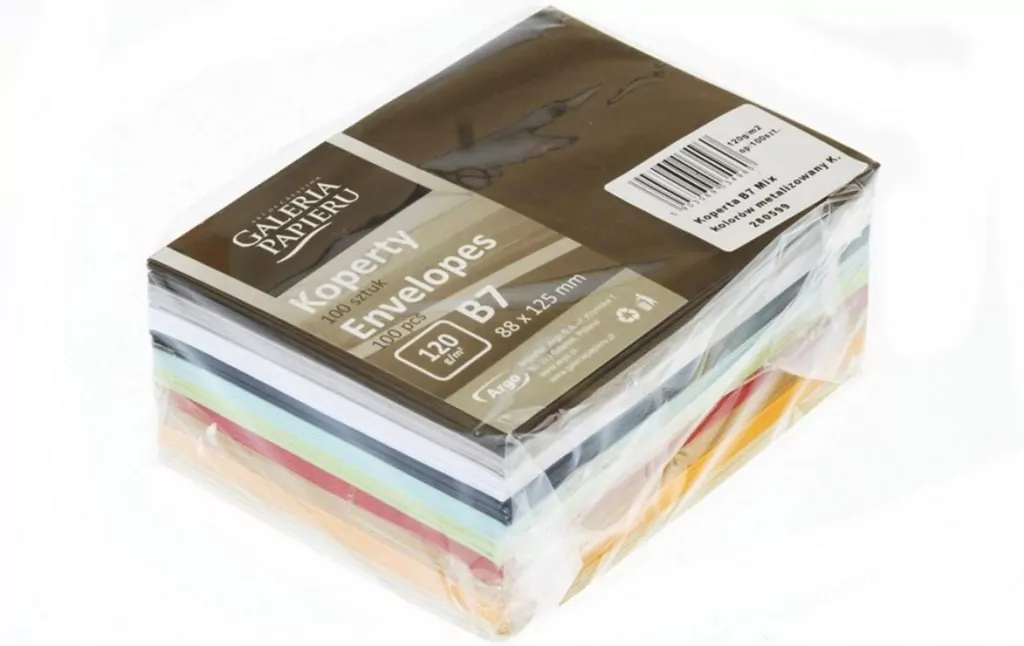 Galeria Papieru. Koperta B7, 100 sztuk - tantis.pl