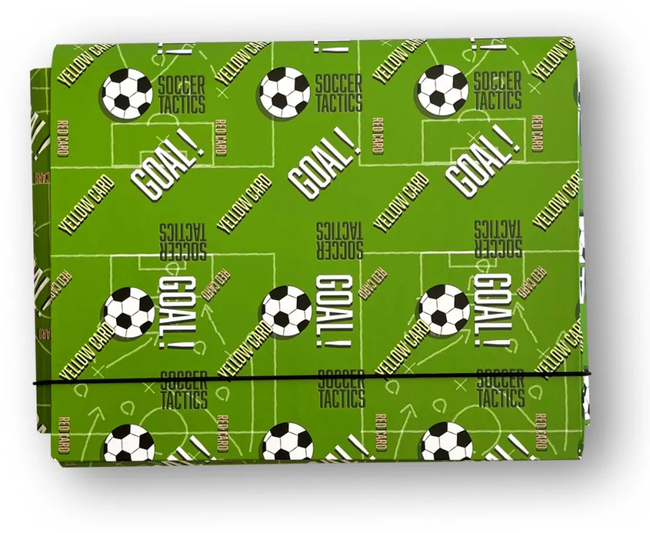 Teczka łamana A4 na gumkę T0128 Goal! mat PENMATE - tantis.pl