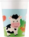 Kubeczki papierowe Farm 200ml - tantis.pl