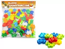Klocki konstrukcyjne puzzle 130el