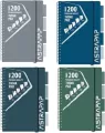 Kołozeszyt B5 PP Unisex line 200k.kratka 1szt.mix - tantis.pl