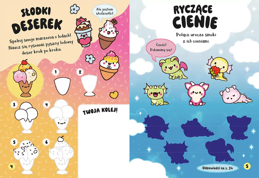 Przyjaciele kawaii. 100 wypukłych naklejek - tantis.pl