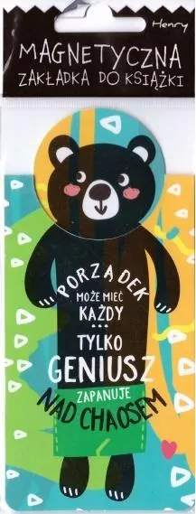 Zakładka magnetyczna. Misiek porządek - tantis.pl