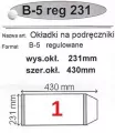 Okładka na podr B5 regulowana nr 1 - tantis.pl