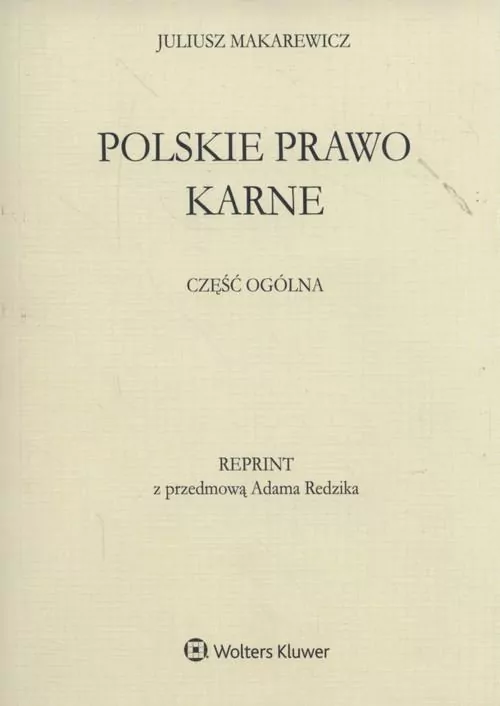 Polskie prawo karne. Część ogólna - tantis.pl