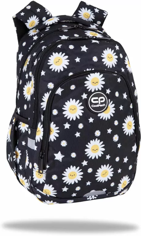 Plecak szkolny Coolpack Prime Pro Daisy Black - tantis.pl