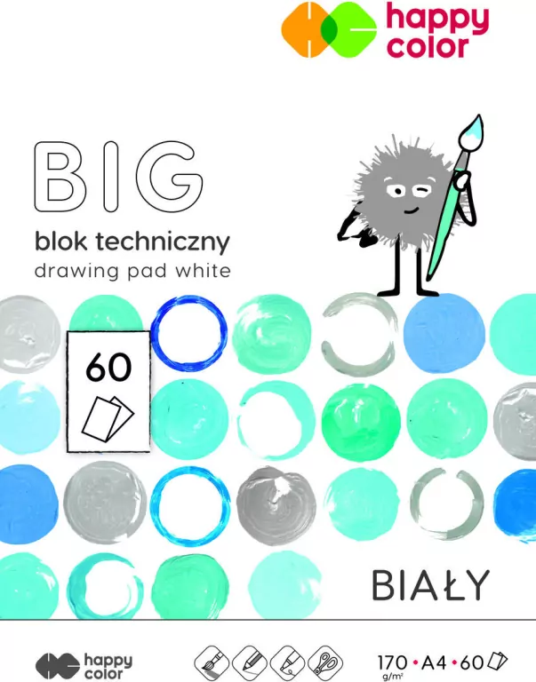 Blok techniczny biały A4/60K - tantis.pl