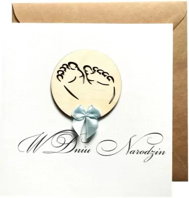 Karnet okolicznościowy. Narodziny. Naem