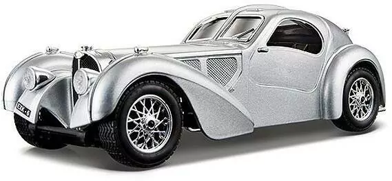 Bugatti Atlantic 1936 1:24. Srebrny - tantis.pl