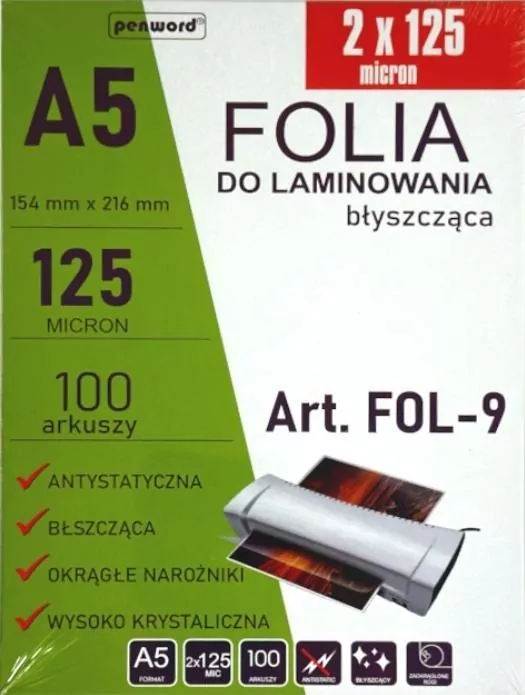 Folia do laminowania A5 - tantis.pl