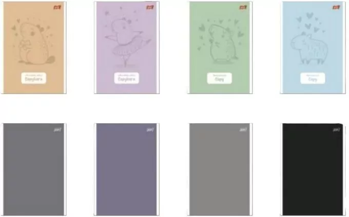 Notatnik A7/50K kratka Kapibara - tantis.pl