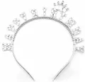 Opaska Happy Birthday srebrna 16,8cm PARTY GO - tantis.pl
