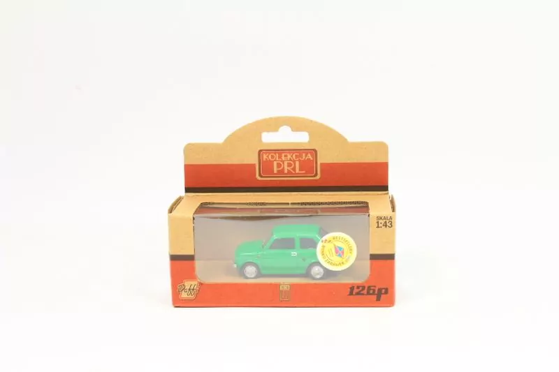 Kolekcja PRL. Fiat 126p zielony - tantis.pl