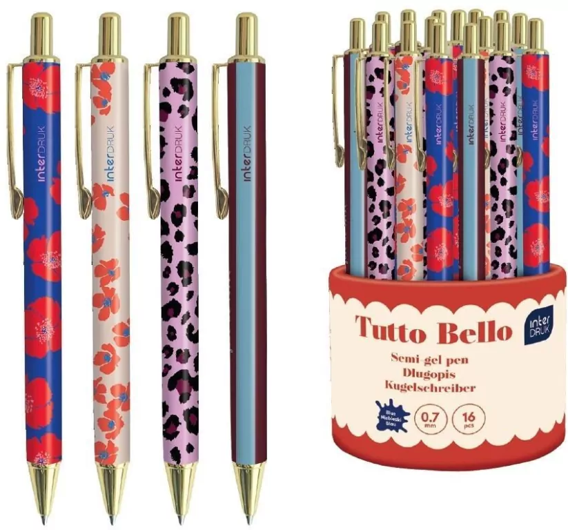 Długopis automat metal Tutto Bello nieb (16szt) - tantis.pl