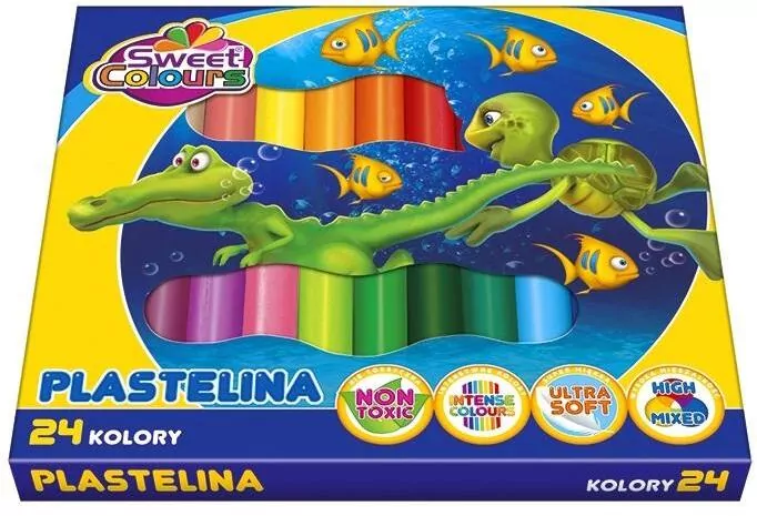 Plastelina 24 kol. Koma-Plast - tantis.pl