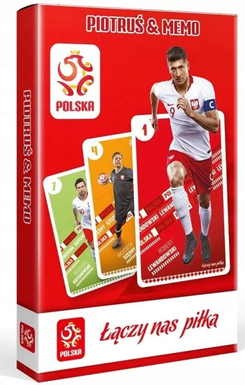 Karty PZPN. Czarny Piotruś & Memo - tantis.pl