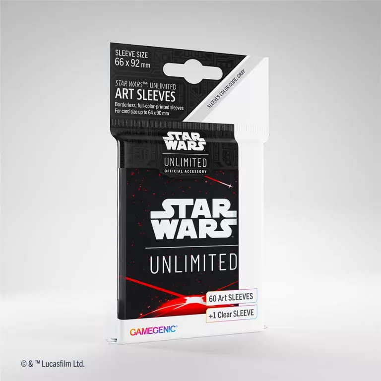 Gamegenic: Star Wars Unlimited - Art Sleeves - Space Red - tantis.pl