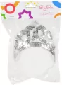Tiara z cekinami srebrna - tantis.pl