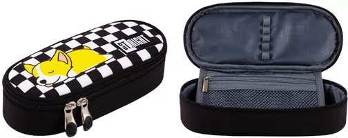 Piórnik saszetka z klapką PC1 Sleepy Corgi - tantis.pl