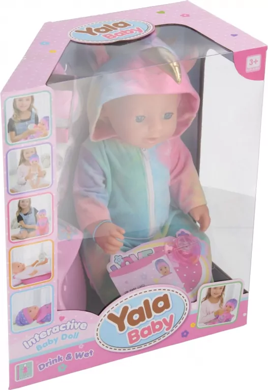 Lalka bobas 45cm z akcesoriami MEGA CREATIVE 543741 - tantis.pl