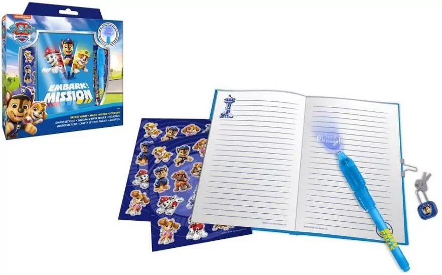Pamiętnik z magicznym długopisem Psi Patrol - tantis.pl
