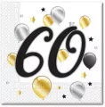 Serwetki papierowe 60. Balloons, 33 x33cm - tantis.pl