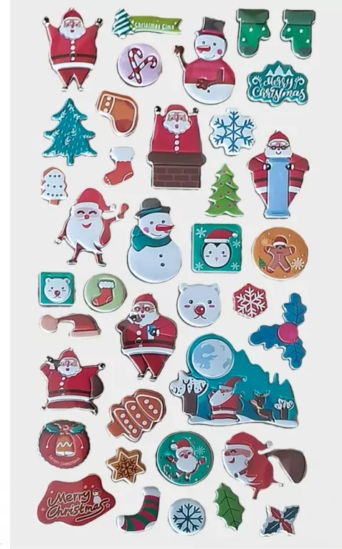 Świąteczne naklejki piankowe - tantis.pl