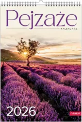 Kalendarz 2026 A3 wieloplanszowy Pejzaże