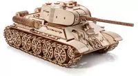Puzzle Drewniane 3D. Czołg Tom 34-85 - tantis.pl