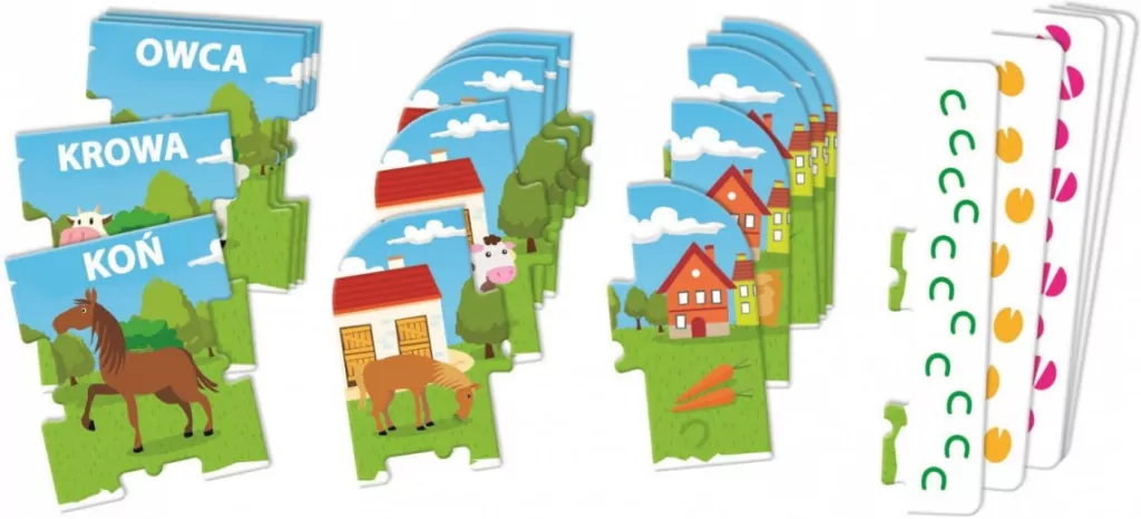 Uczę się bawiąc. Zwierzęta na farmie - tantis.pl