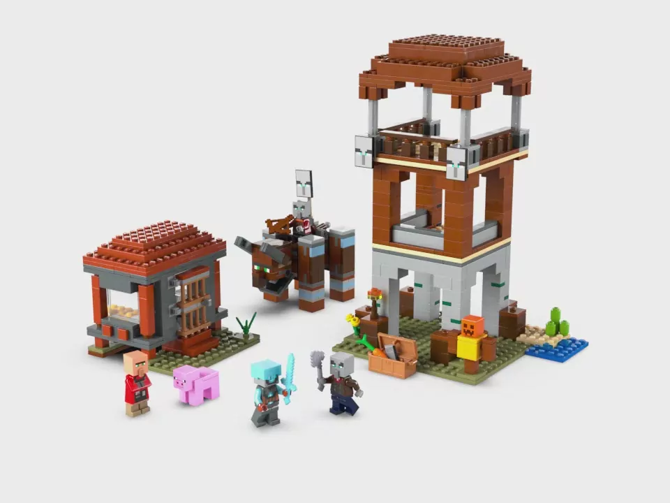 LEGO® Minecraft. Kryjówka rozbójników i dewastatorów 21278 - tantis.pl