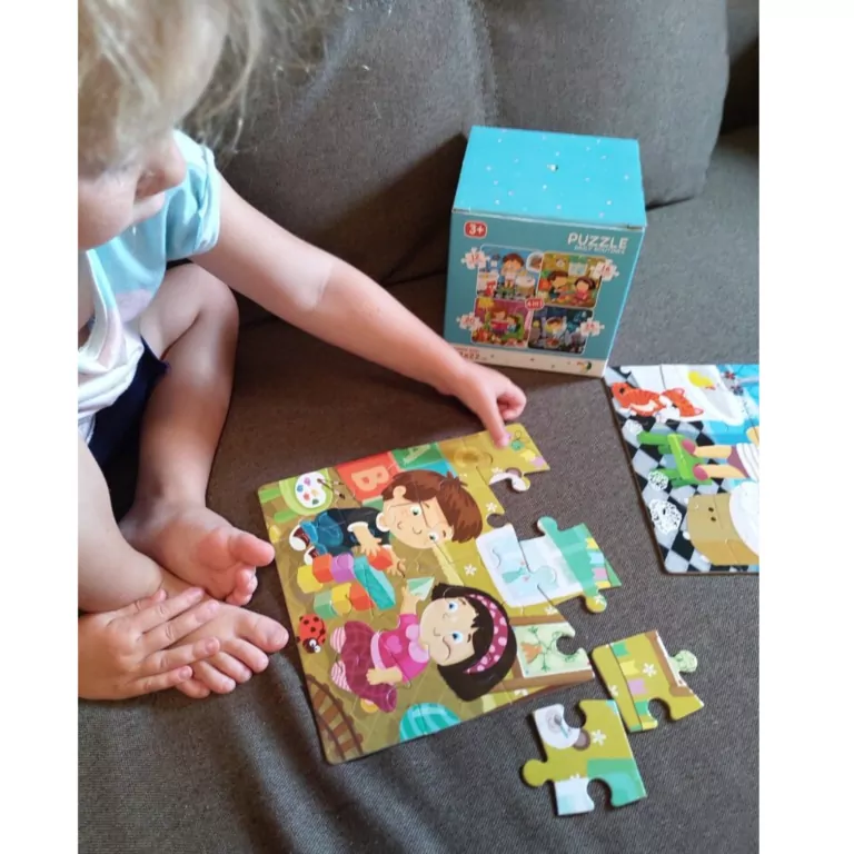 Puzzle 4w1. Mój dzień - tantis.pl